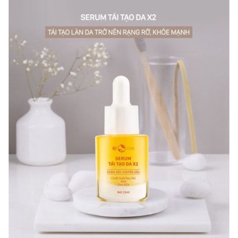 Serum Tái Tạo Da x2_Ngăn Ngừa Và Giảm Mụn Chuyên Sâu 15ml