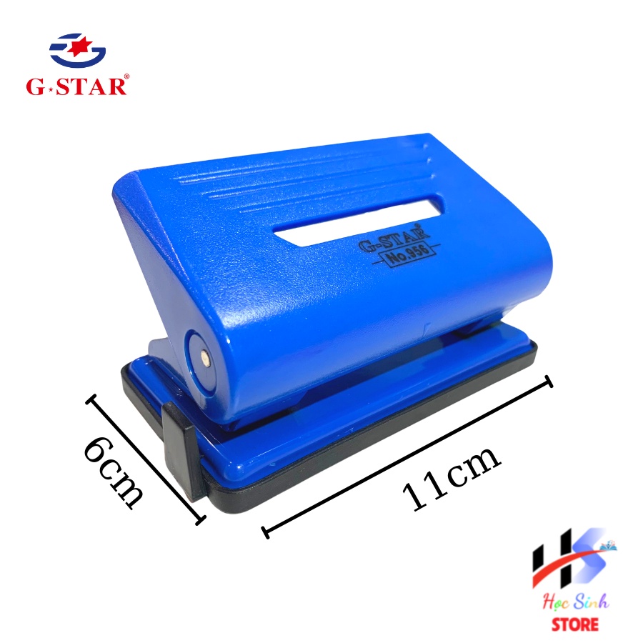 Máy bấm lỗ giấy GSTAR  956 Size nhỏ bấm 2 lỗ công suất bấm 10 tờ