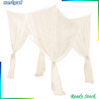 [4 Post Bed Canopy Net Valance Drape Lưới Đơn