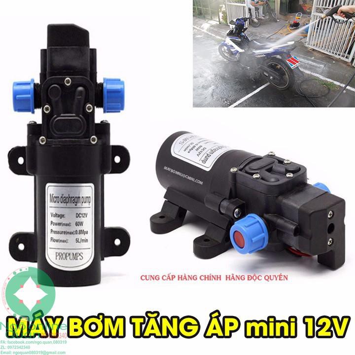 Máy Bơm Tăng Áp mini 12V