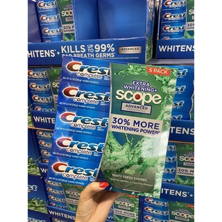 Kem đánh răng Crest complete Extra Whitening Scope - Mỹ