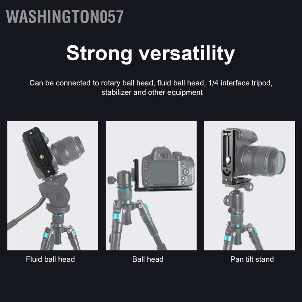Hàng Hot Set tấm đế đỡ L130‑50 tháo nhanh camera chụp dọc hình chữ L washington057 Hàng giao ngay