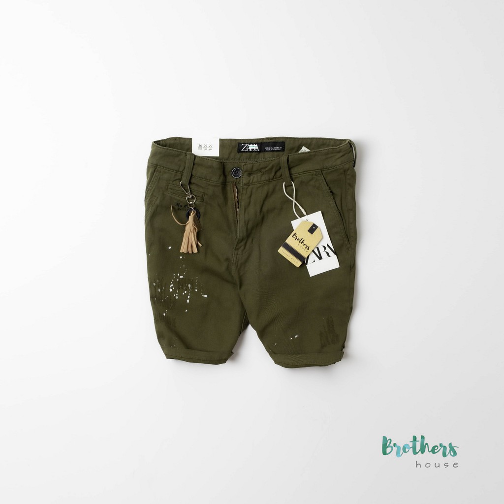 |Xịn| Quần đùi / quần short nam zara chất denim cao cấp cực bụi, form trên gối trẻ trung