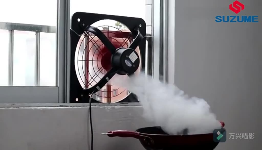 Quạt hút bếp（kim loại ）Quạt thông gió công nghiệp/Làm mát & loại bỏ khói/Hút mạnh/Dây nguồn 2m | BigBuy360 - bigbuy360.vn