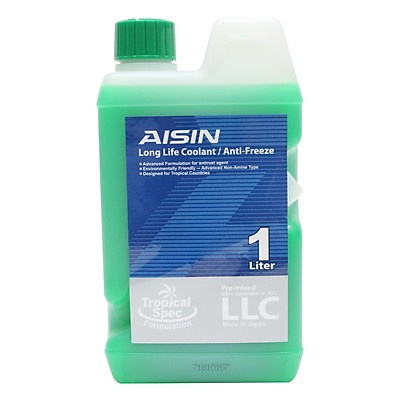 Nước làm mát động cơ ô tô Aisin Xanh  LCPM20A1LG - Chai 1L