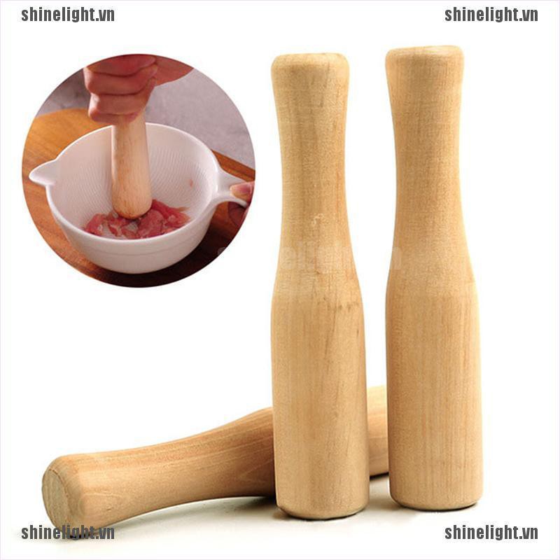 Dụng Cụ Nghiền Tỏi Bằng Gỗ Tiện Lợi