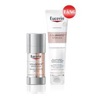 Tinh Chất Giảm Thâm Nám Tặng Sữa Rửa Mặt Trắng Da Eucerin Ultrawhite+ Spotless 150g