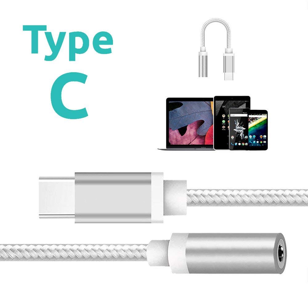 Cáp Chuyển Đổi Tai Nghe Usb Type C Sang 3.5mm Cho Letv 2 2pro Max2 Pro 3 Xiaomi 6 Ar