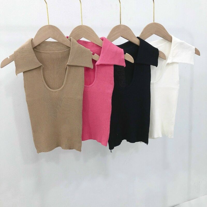 Áo 3 lỗ cổ bẻ Quảng châu khoét cá tính