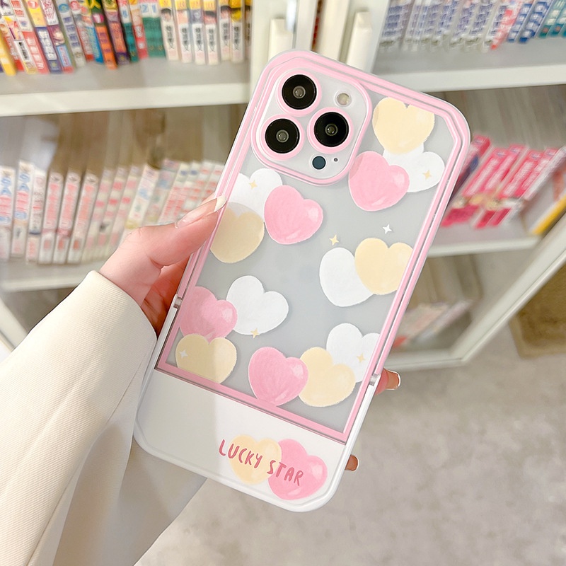 Ốp Điện Thoại Kèm Giá Đỡ Tàng Hình Chất Lượng Cao Cho iphone13 / Apple 11 / 12Pro 6 / 7 / 8p