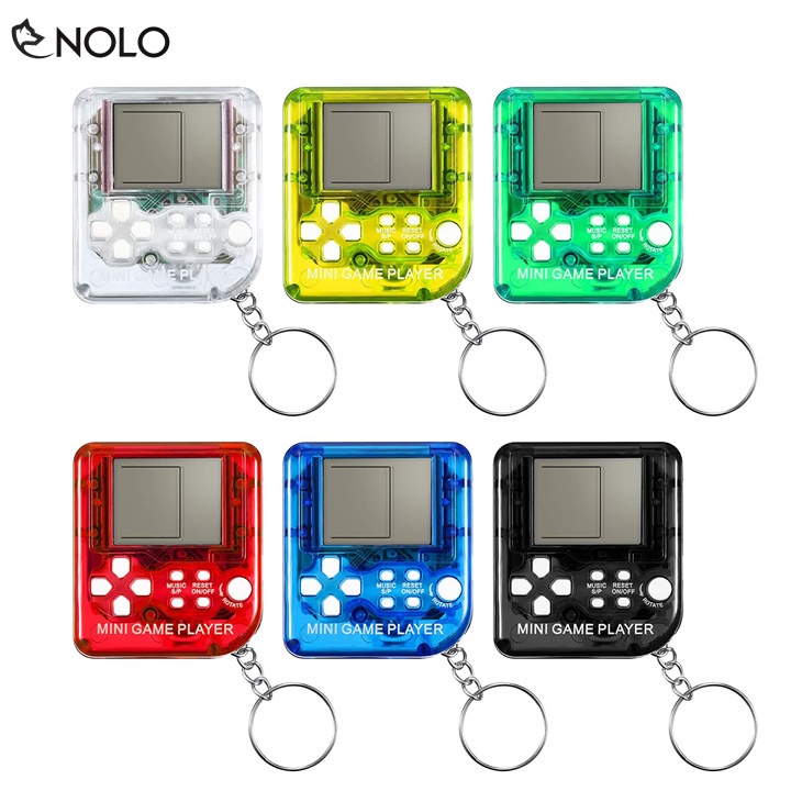 Móc Chìa Khóa Máy Chơi Game Console Mini Model PM101 Gồm 23 Trò Dùng Nguồn Pin Cúc Áo