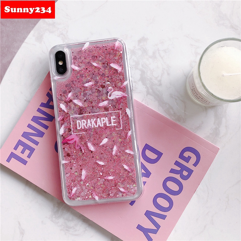 Ốp điện thoại mềm phối kim tuyến nước cho Redmi K30 Note 8 5 6 7 Pro 4X S2 Redmi 5A 6A 6 5 Plus 7 Xiaomi A2 Lite