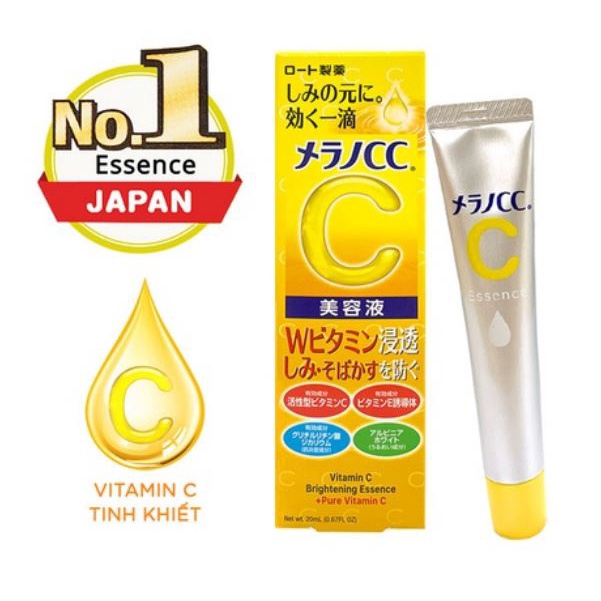 Tinh chất dưỡng trắng da chống thâm nám Melano CC Whitening Essence 20ml