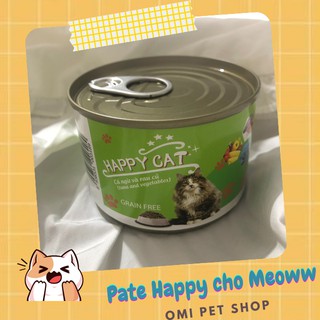 Pate Happy Cat dành cho chó mèo 160gr