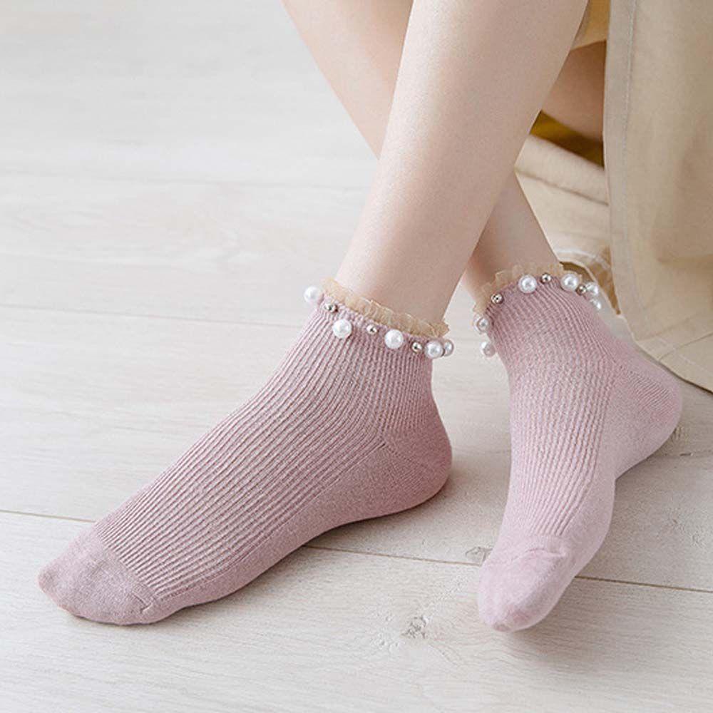 Vớ Thuyền Màu Trơn Thời Trang Mùa Thu Cho Nữ