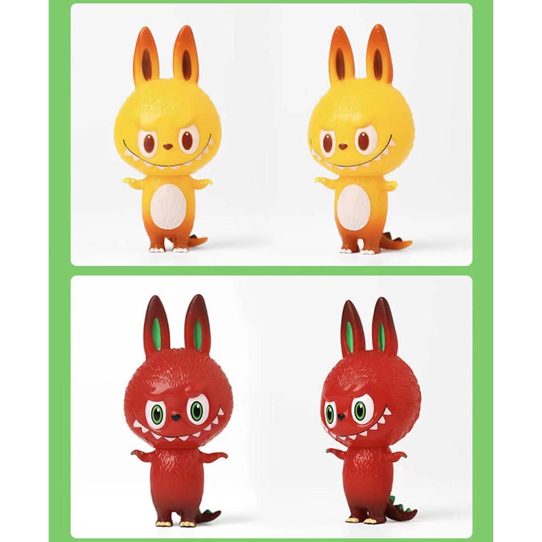 Set 4 Mô Hình Mô Phỏng Nhân Vật Labubu Zimomo Mini