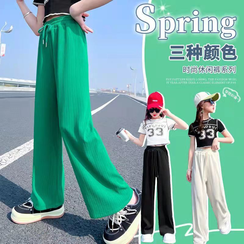 Quần Dài Dáng Ôm Ống Đứng Mỏng Thời Trang Mùa Xuân Cỡ Lớn Cho Nữ