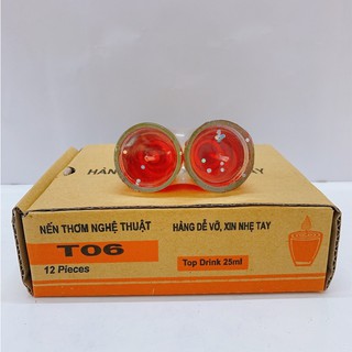 Nến Ly 25ml - Dana Candle - Hộp 12 ly