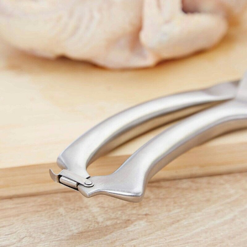 Kéo cắt thịt gà, vịt, cá inox đa năng - THOBONGSHOP915