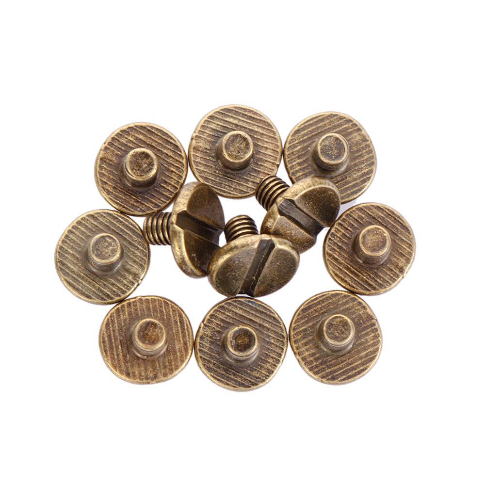 SUYO Set 10 Đinh Tán Đầu Tròn 8 / 10 / 12 / 16 / 20mm Chuyên Dụng Cho Vật Liệu Da / Vải