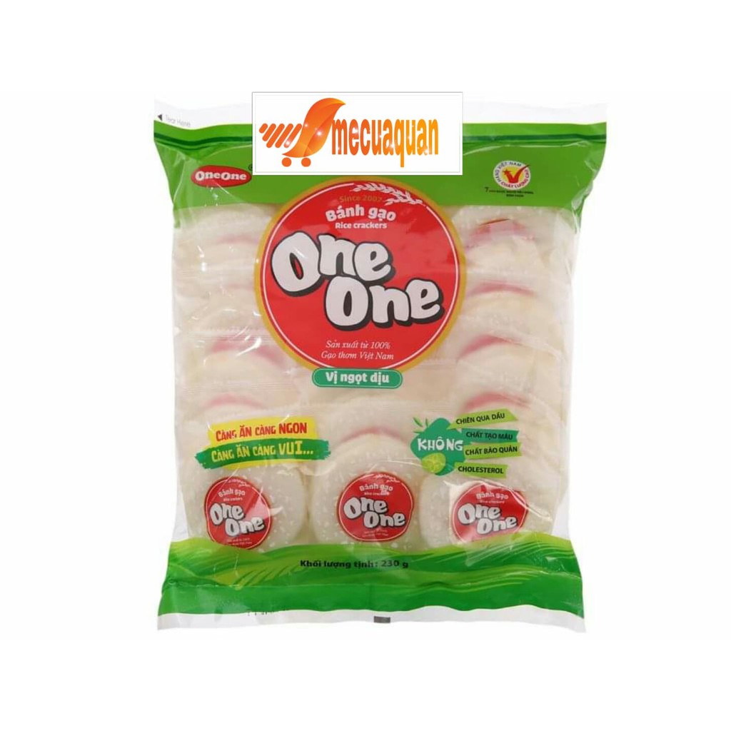 Bánh gạo vị ngọt dịu One One gói 230g