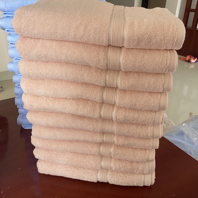 Khăn tắm Global Towel xuất Nhật Loại 1 kích thước 40x80cm nặng 190g spa dầy đẹp 100% khăn tắm cotton thấm hút cực nhanh