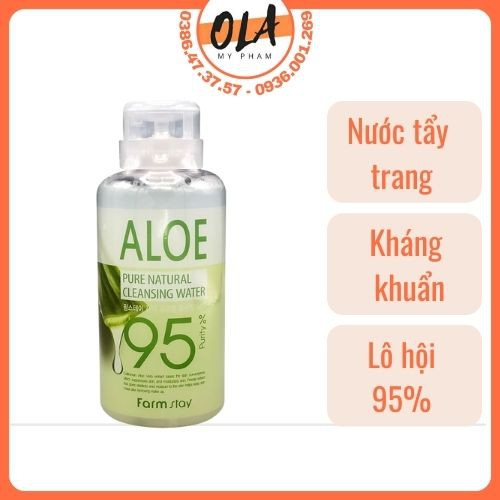 Nước Tẩy Trang Lô Hội Aritaum Aloe No-wash Cleansing Water  - Mỹ Phẩm Ola