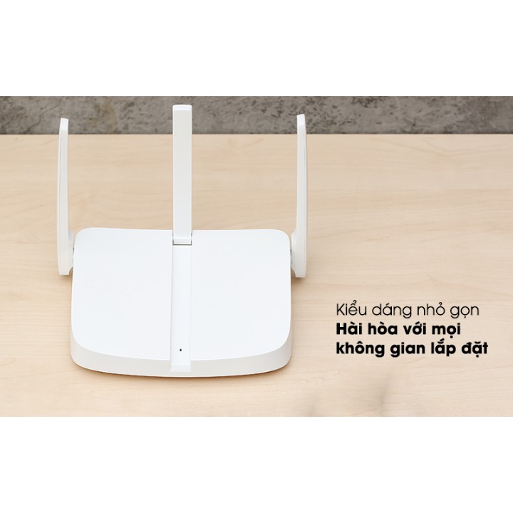 Phát Wifi Mercusys 3 râu MW305R chuẩn N 300Mbps , Thiết kế nhỏ gọn , cài đặt dễ dàng - bảo hành 5 năm