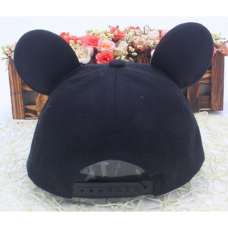 MŨ HIPHOP SNAPBACK MICKEY ĐÁNG YÊU ĐEN