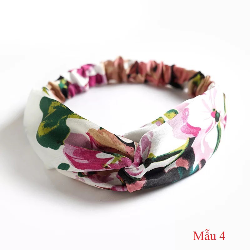 Băng đô turban [❌SIÊU SALE❌] băng đô hoa vải lụa xinh xắn Mayconner cực cute