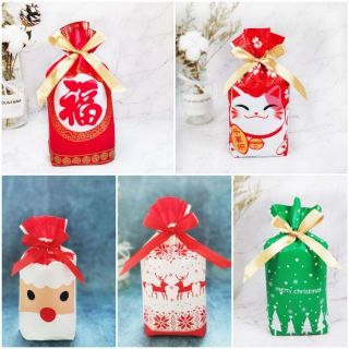 Túi rút dây đựng bánh kẹo (set 10 túi)
