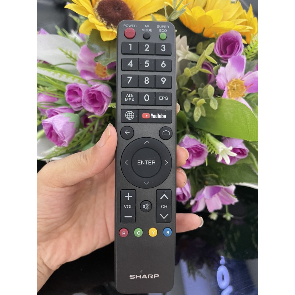 [HÀNG ZIN- GIÁ SOCK] REMOTE điều khiển tivi SHARP 4K- KHÔNG VOICE