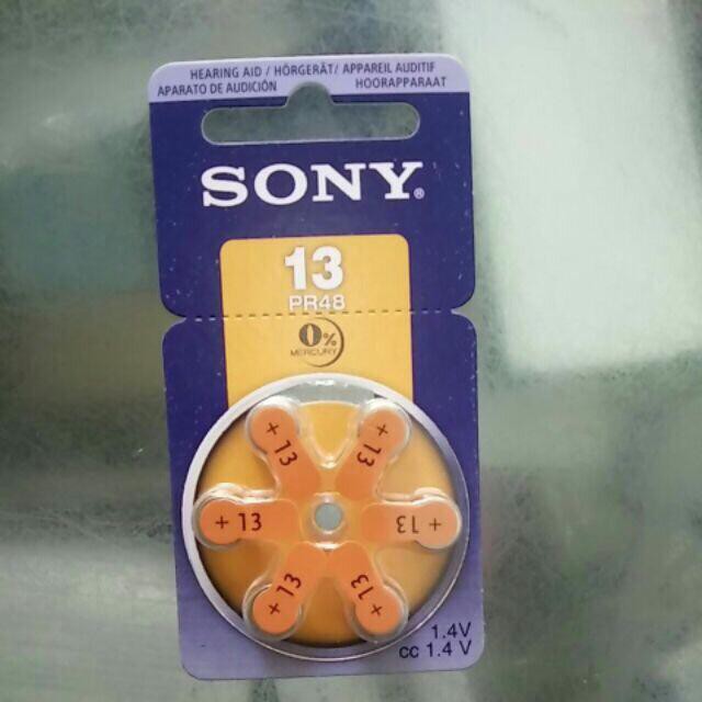 Pin máy trợ thính Sony 13 PR48
