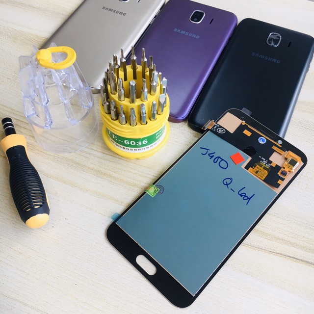 Combo Bộ Vỏ Sườn + Màn Hình Samsung J4 2018 (J400) Zin Hàng Cao Cấp (Tặng bộ vít)