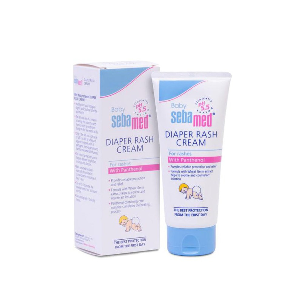 Kem Chống Hăm Tã, Làm Mềm Da Cho Bé Sebamed Đức pH5.5 50ml