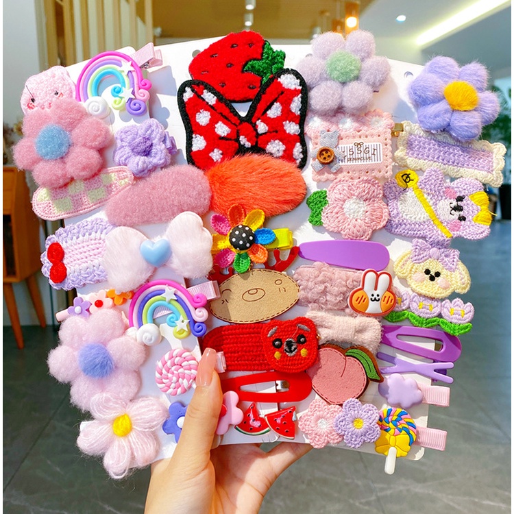 Set 8 Kẹp Tóc Hàn Quốc Hot Trend Cho Bé Gái - PKT08