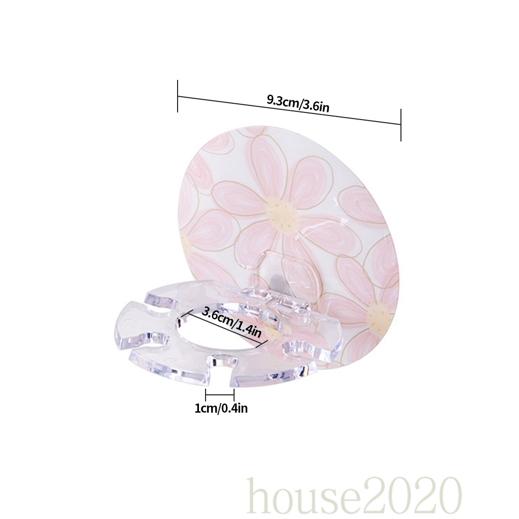 Giá đỡ đựng kem đánh răng/ bàn chải đánh răng/ dao cạo râu gắn tường nhà tắm hình hoa lá màu tùy chọn 2020