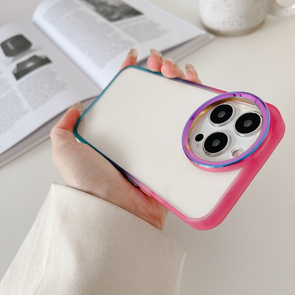 Ốp Điện Thoại Kim Loại Trong Suốt Bảo Vệ Camera Cho IPhone 13 pro max 12 11 pro max 11 pro max