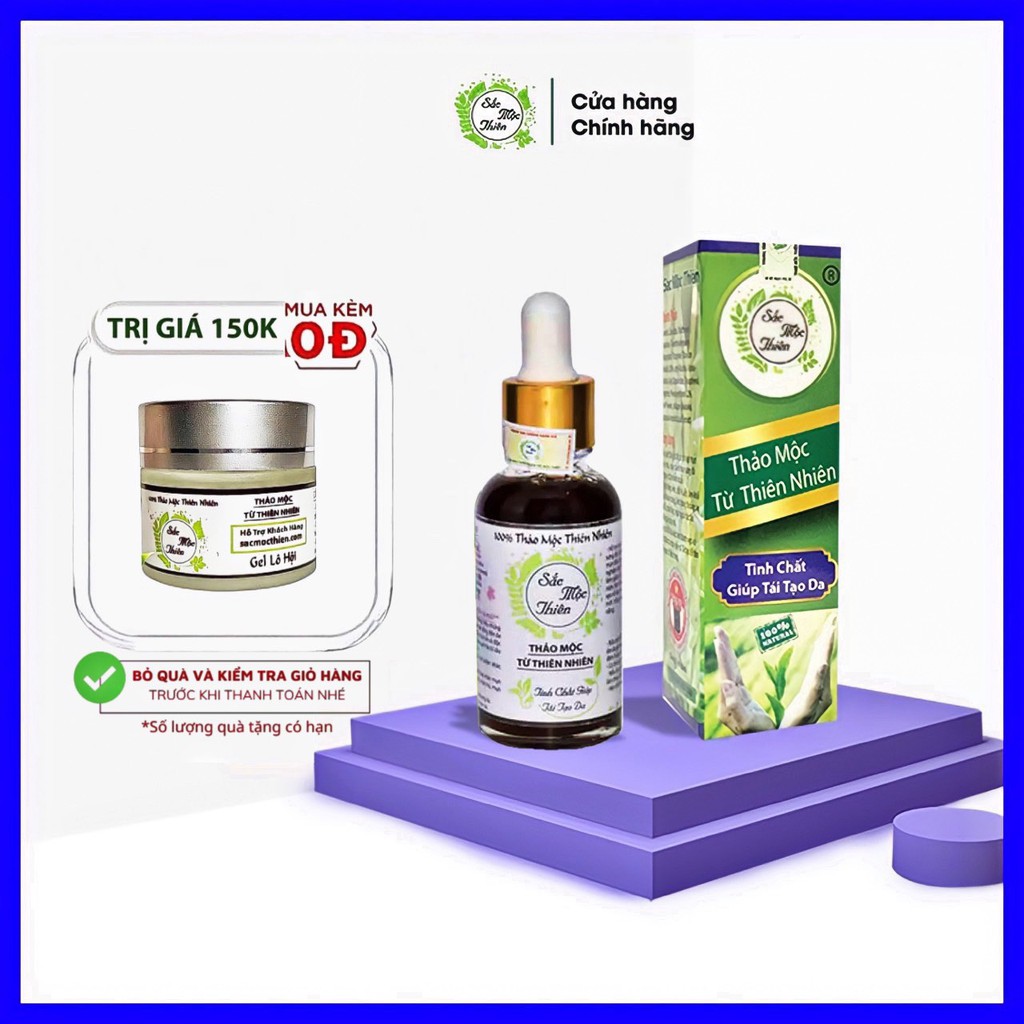 Serum Tinh Chất Giúp Tái Tạo Siêu Tốc Dành Cho Da Lì Sắc Mộc Thiên - Cải Thiện Mụn Thâm - Sẹo Rỗ - Nám Tàn Nhang