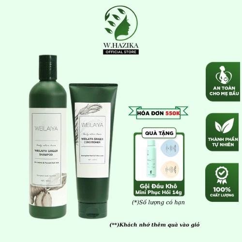 Dầu Gội Tóc Bết Weilaiya DGG195 Phục Hồi Tóc Hư Tổn Giúp Mọc Tóc Nhanh Dài Dưỡng Tóc Bồng Bềnh Đẹp Tự Nhiên. Chính Hãng