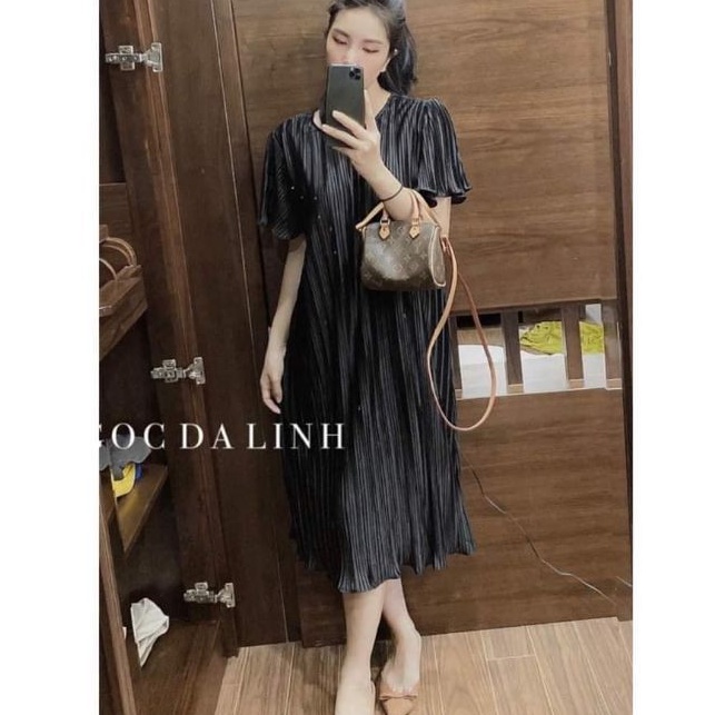 Váy bầu xếp ly QC