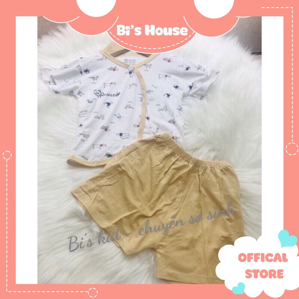 🌟 Quần áo sơ sinh cộc tay chất thun lạnh Aveslew 3-8kg🍀