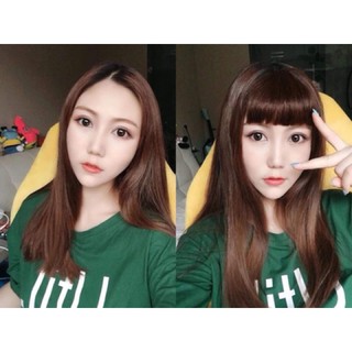 Tóc mái ngang dày ( mái ngố), làm bằng tóc thật