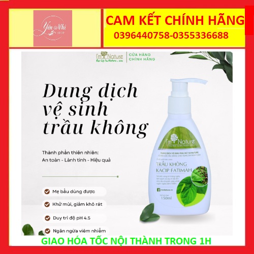 Dung Dịch Vệ Sinh Phụ Nữ Trầu Không I'm Nature ( An Toàn Cho Cả Mẹ Bầu Và Sau Sinh)