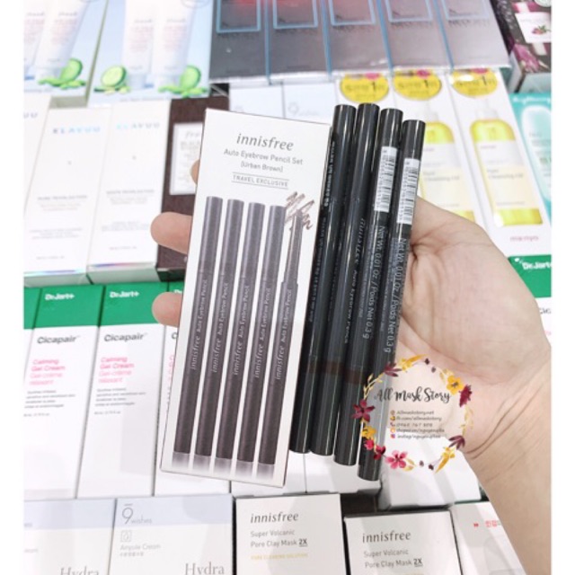 Chì kẻ mày innisfree màu số 6 auto eyebrow pencil