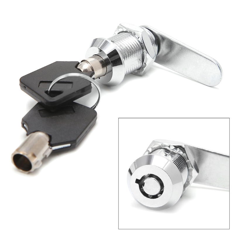 Set ổ khóa kèm 2 chìa khóa và thanh khóa chuyên dụng cho tủ 16/25/30mm tuỳ chọn