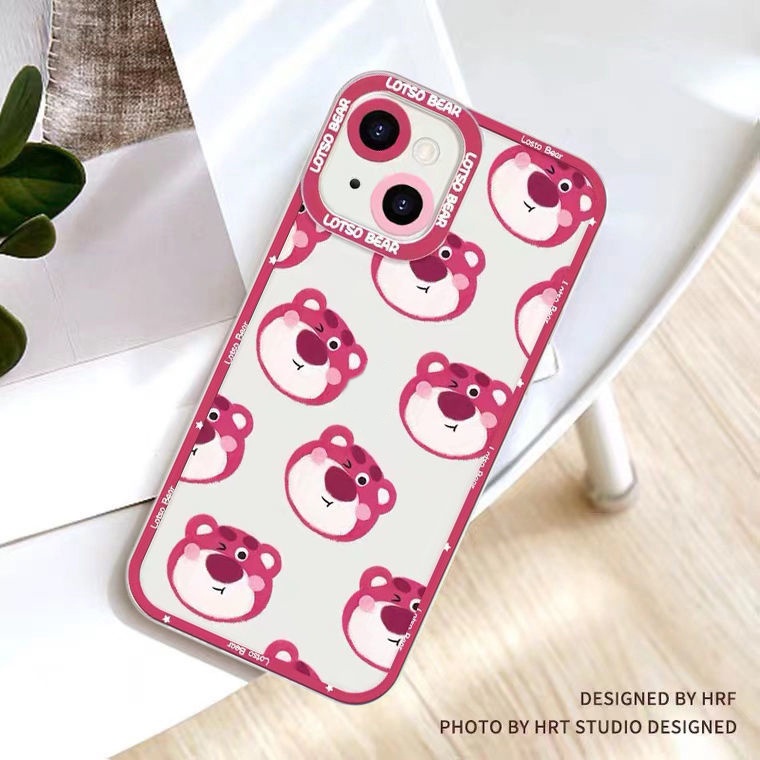 Ốp Điện Thoại TPU Silicon Trong Suốt Họa Tiết Dễ Thương Cho Iphone 14 13 12 11 Pro Max XS XR X 8 7 6 Plus