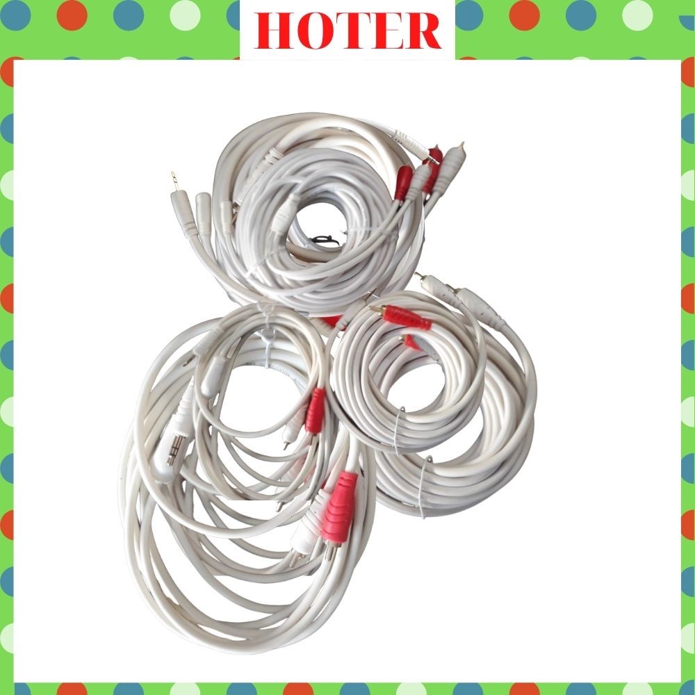 Dây AV 3.5mm ra 2 đầu bông sen