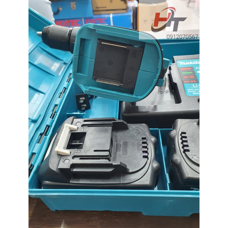 Máy khoan pin Makita đầu 13  không chổi than , pin 10cell chất lượng cao