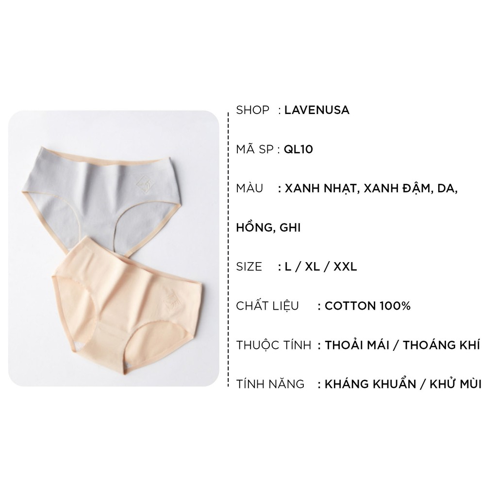 Quần lót nữ xẻ đáy cotton mặc trong váy màu hồng cute dễ thương đẹp giá rẻ QL10 | BigBuy360 - bigbuy360.vn